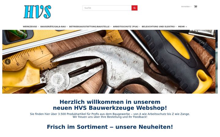 Screenshot of hvs-scherer.com
