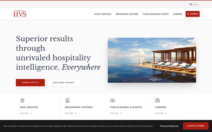 Screenshot of hvs.com