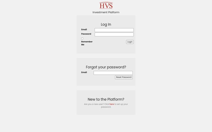 Screenshot of hvsinvestmentplatform.com