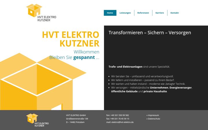 Screenshot ta' hvt-elektro.de