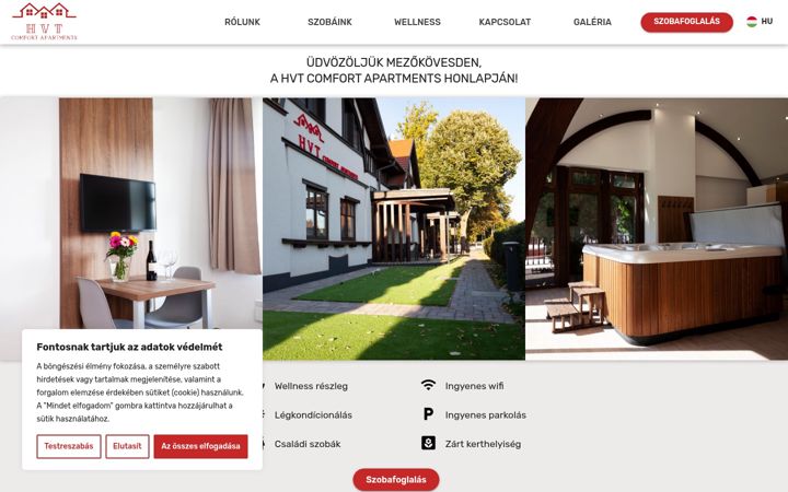 Screenshot of hvtzsoryapartments.com