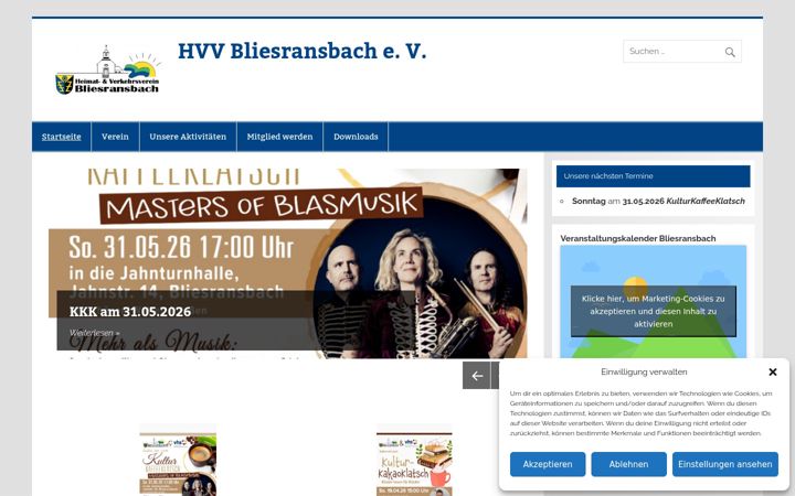 Screenshot ta' hvv-bliesransbach.de