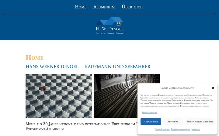 Screenshot of hw-dingel.com
