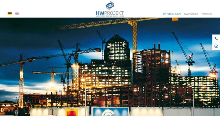 Screenshot of hw-projekt.com