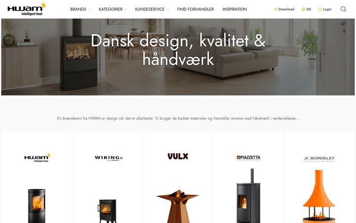Screenshot of hwam.dk