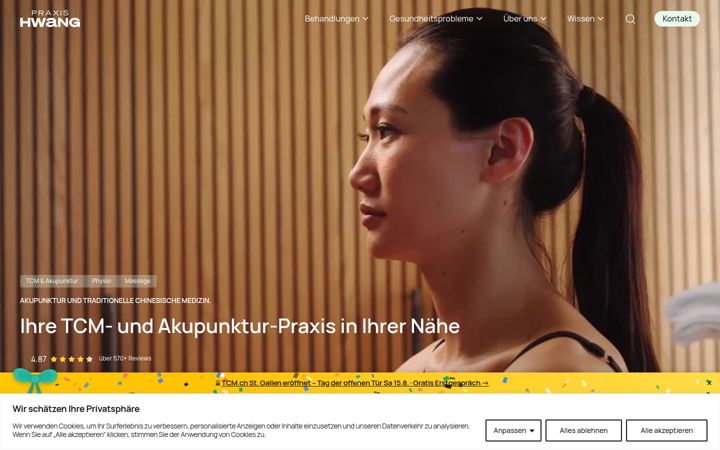 Screenshot of hwang.ch