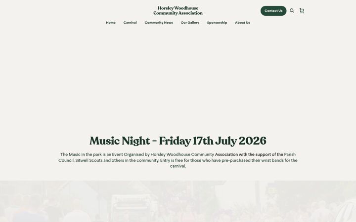 Screenshot of hwca.org.uk