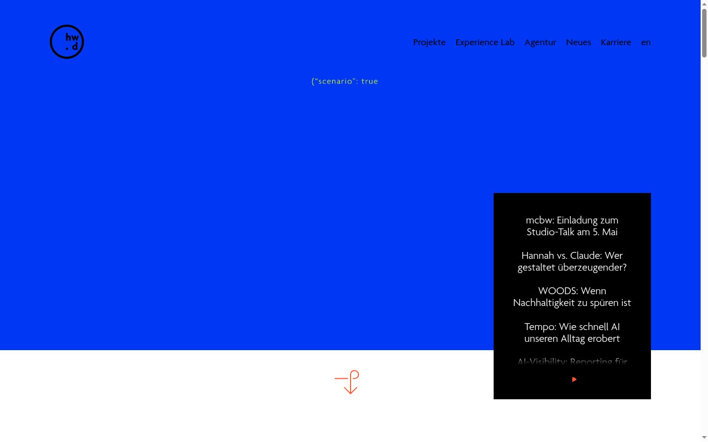 Screenshot des Einwilligungsbanners vor jeglicher Interaktion