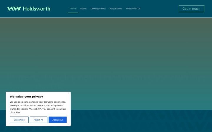 Screenshot of hwdg.co.uk