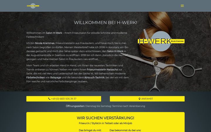 Screenshot ta' hwerk-saarlouis.de