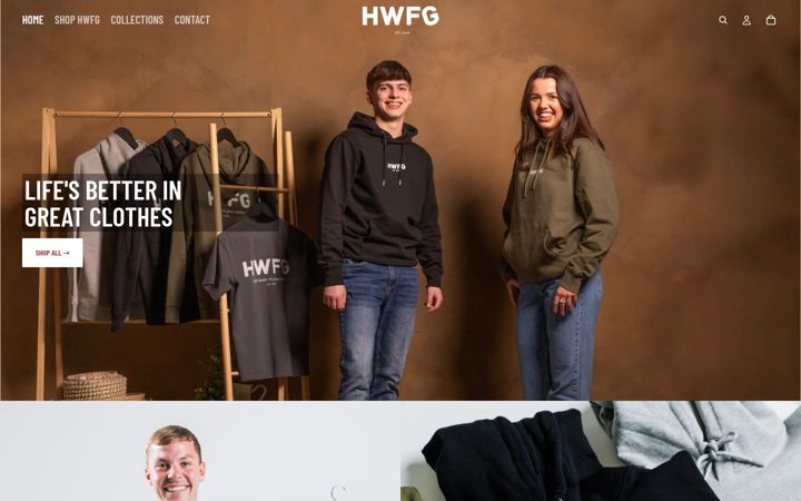 Screenshot of hwfgclo.co.uk