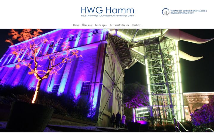 Screenshot ta' hwg-hausverwaltung.de