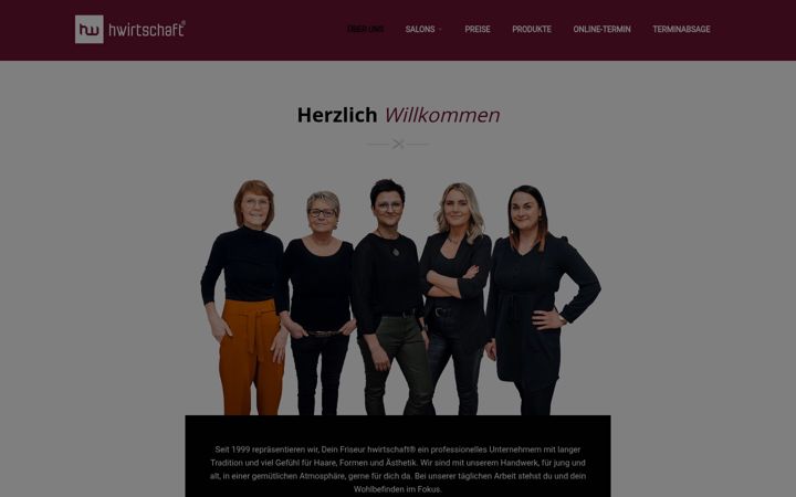 Screenshot of hwirtschaft.de