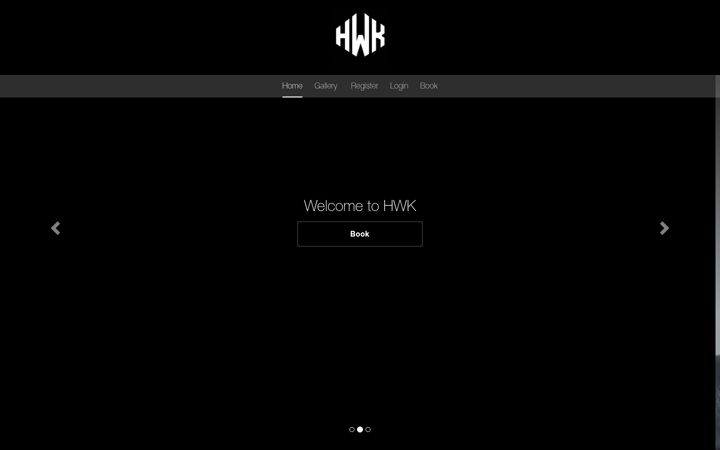 Screenshot of hwkbarbers.co.uk
