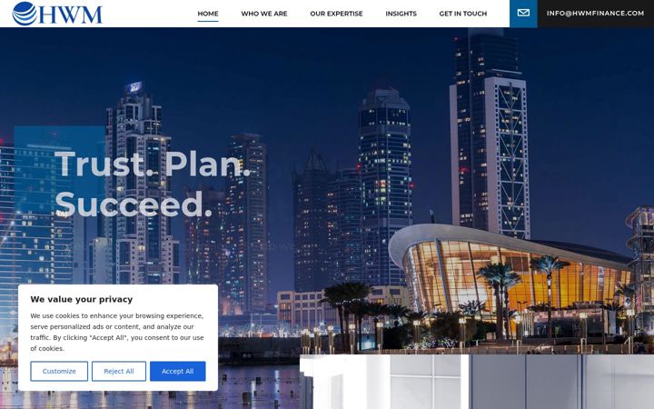 Screenshot of hwmfinance.com