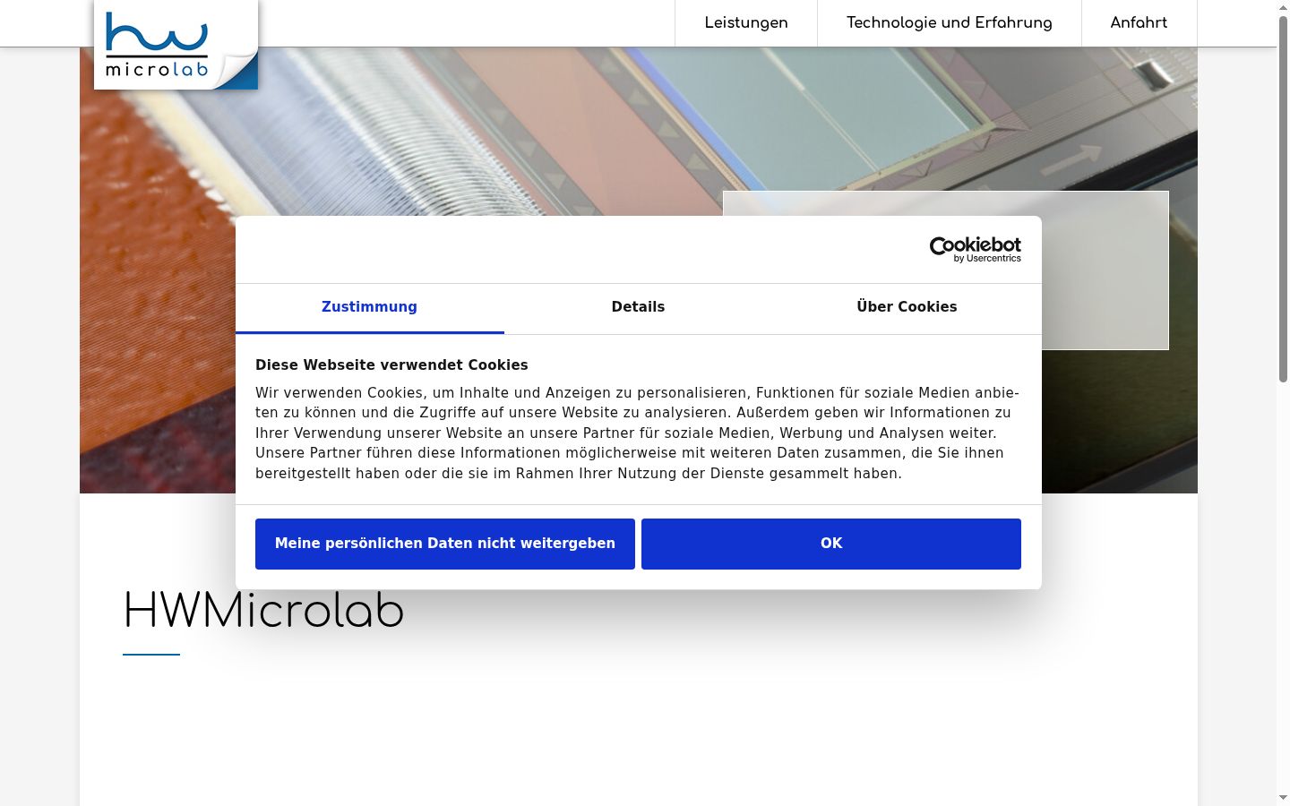 Screenshot tal-banner tal-kunsens muri qabel kwalunkwe interazzjoni