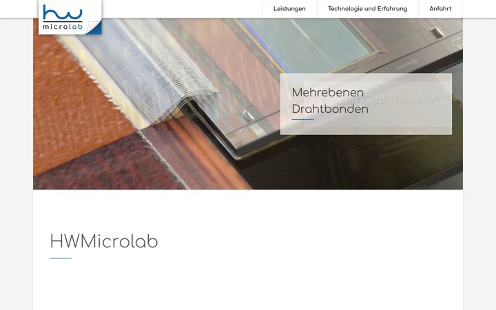Screenshot of hwmicrolab.com