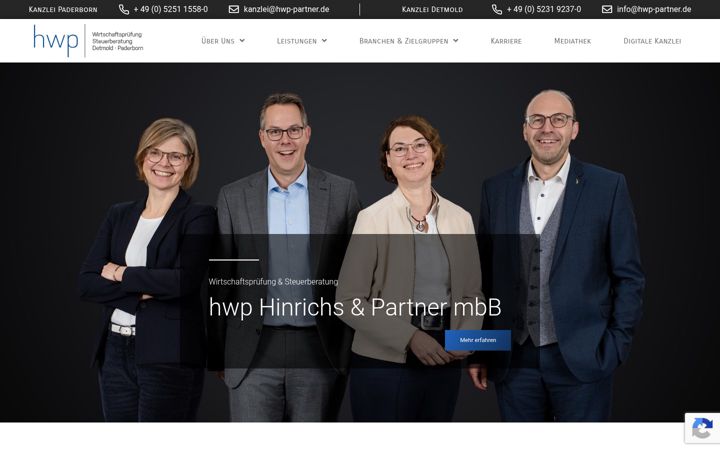 Screenshot of hwp-partner.de