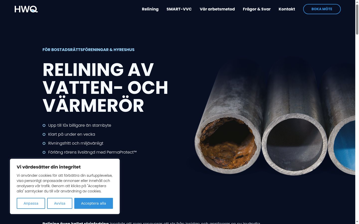 Ekraanipilt nõusolekubännerist, mida näidati enne mis tahes suhtlust