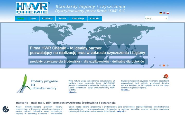 Screenshot of hwr-chemie-polska.pl