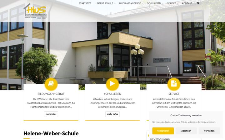 Snímek obrazovky hws-buchen.de