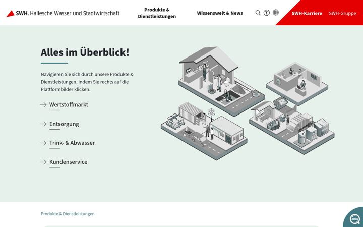 Screenshot of hws-halle.de