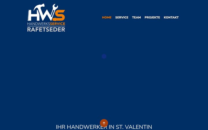 Screenshot of hws-rafetseder.at