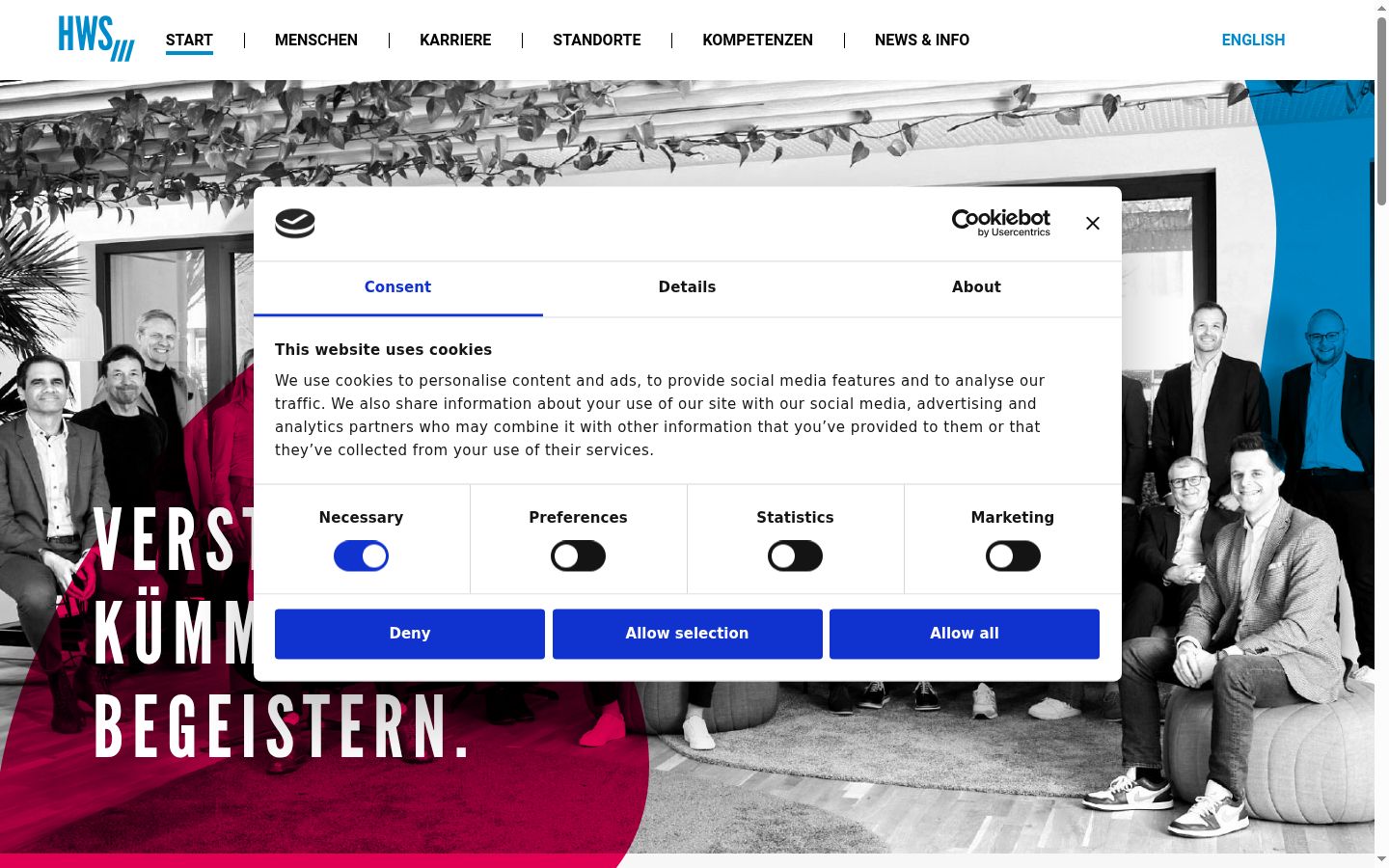 Screenshot tal-banner tal-kunsens muri qabel kwalunkwe interazzjoni