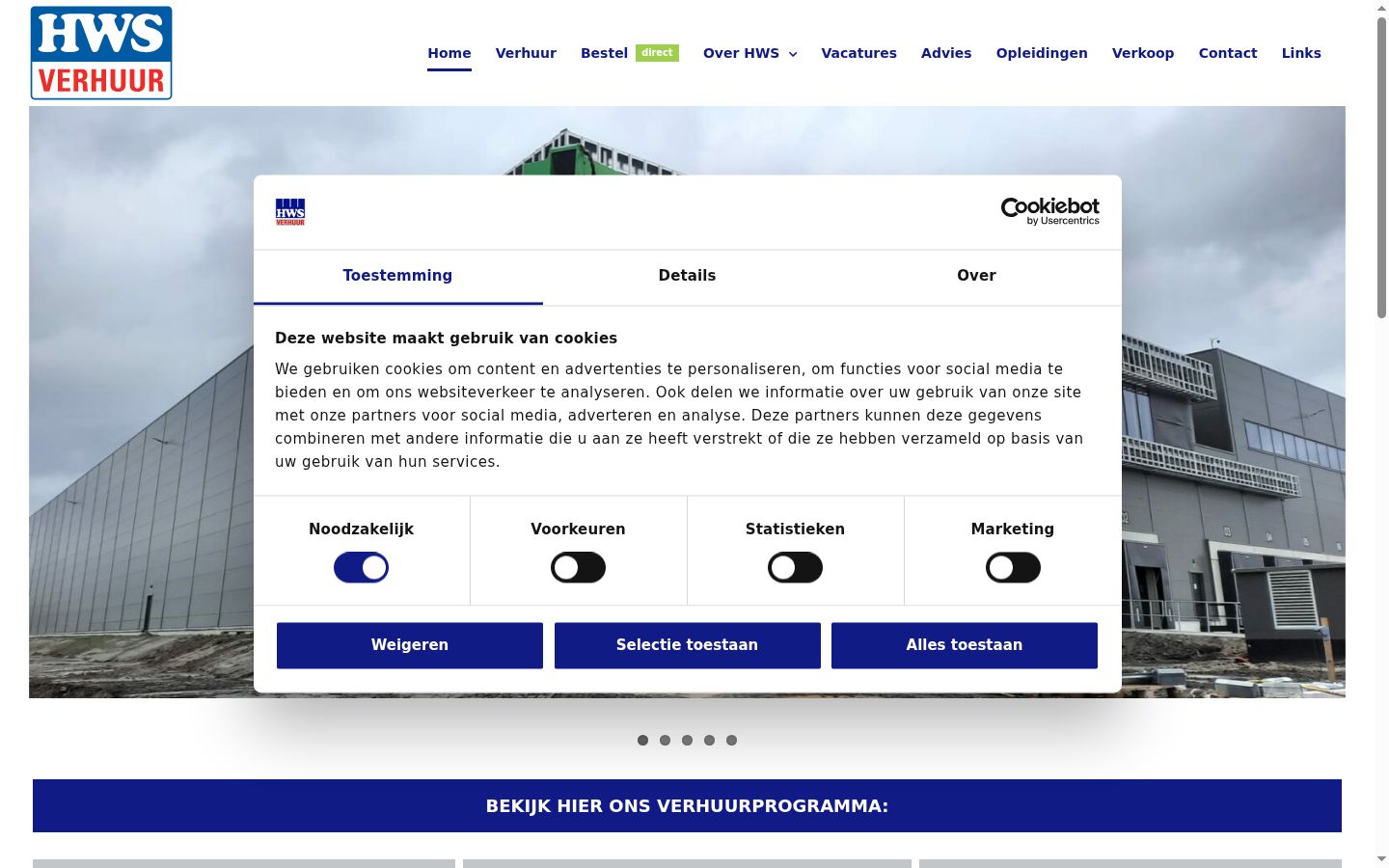 Screenshot tal-banner tal-kunsens muri qabel kwalunkwe interazzjoni