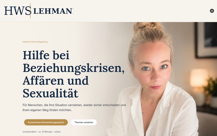 Screenshot of hwslehmann.de