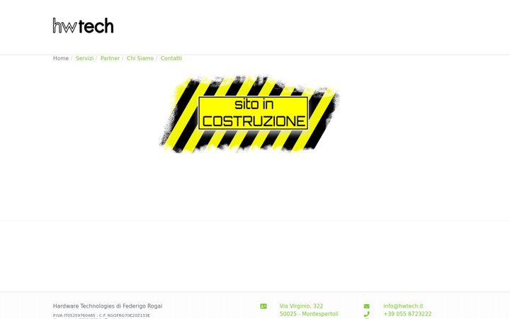 Screenshot of hwtech.it