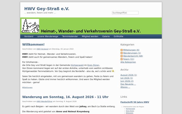Screenshot of hwv-gey-strass.de