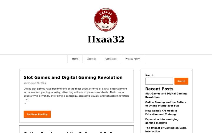 Screenshot ta' hxaa32.com
