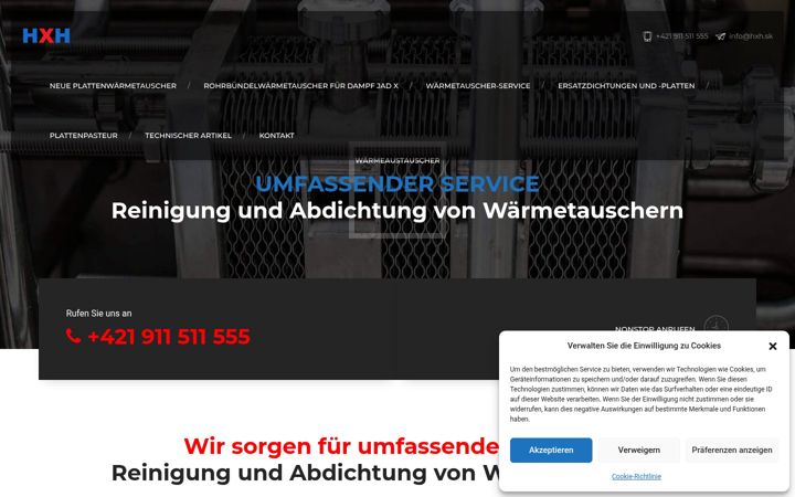 Screenshot of hxhservis.at