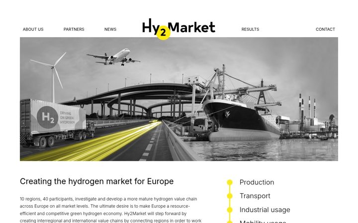 Screenshot of hy2market.eu