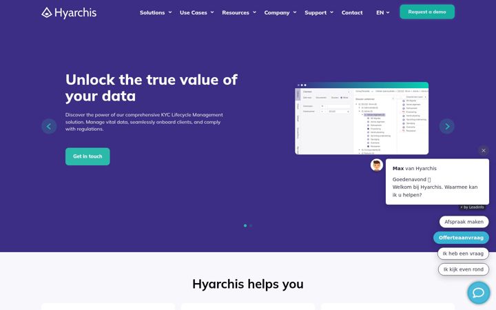 Screenshot of hyarchis.com