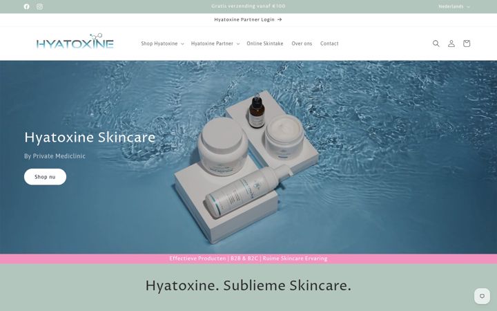 Screenshot of hyatoxine.eu