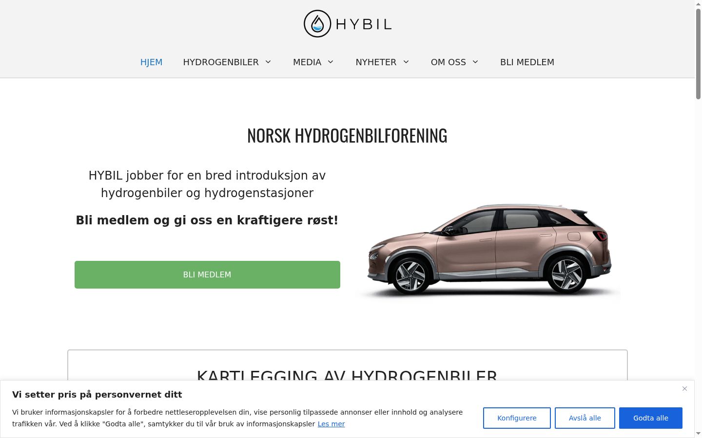 Screenshot tal-banner tal-kunsens muri qabel kwalunkwe interazzjoni
