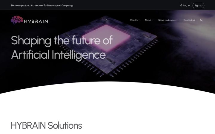 Screenshot of hybrain.eu