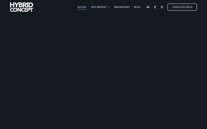 Screenshot of hybrid-concept.fr
