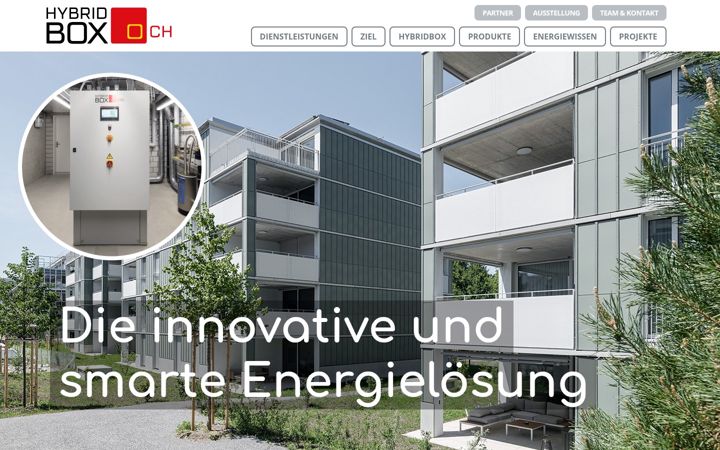 Screenshot of hybridbox.ch