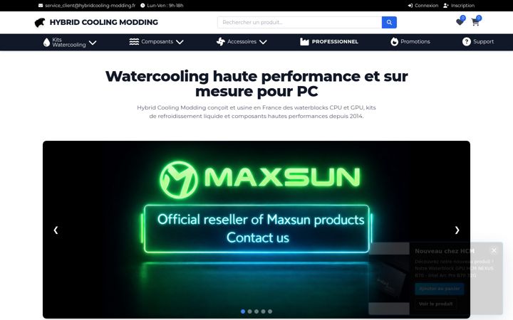 Screenshot of hybridcooling-modding.fr