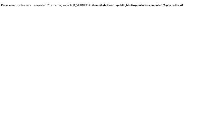 Screenshot of hybridearth.pt