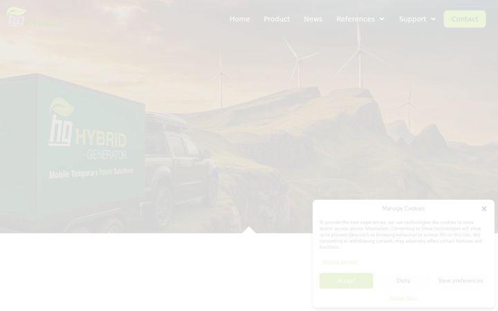 Screenshot of hybridgenerator.eu