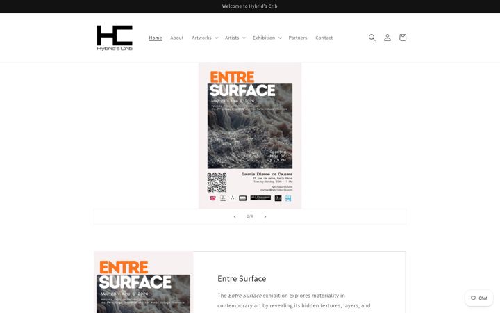Екранна снимка на hybridscrib.com