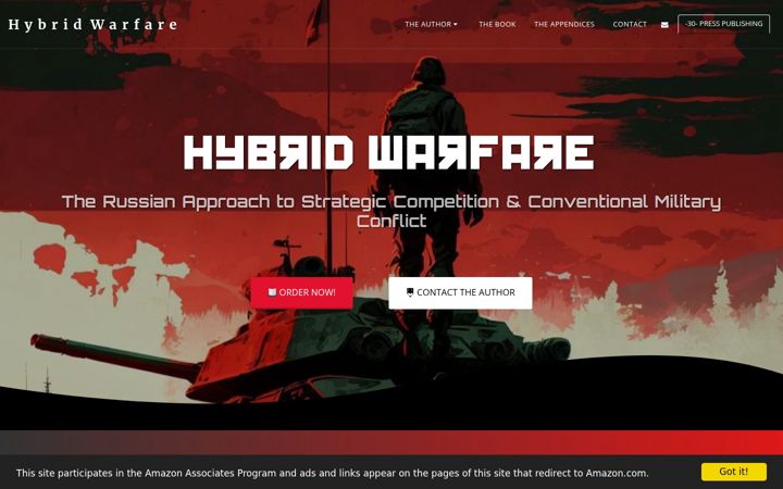 Screenshot of hybridwarfare.info
