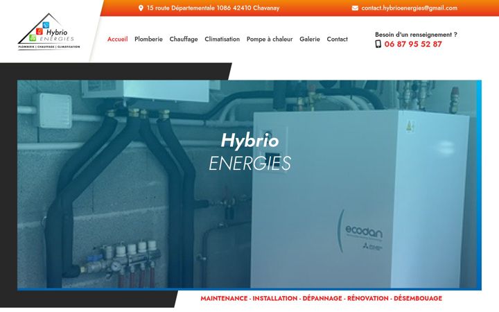Screenshot of hybrio-energies.fr