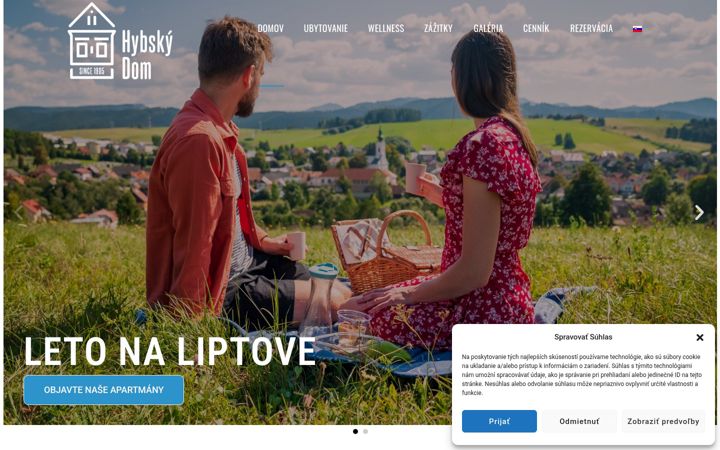 Screenshot of hybskydom.sk