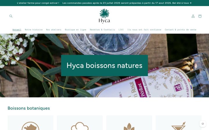 Screenshot of hyca.fr