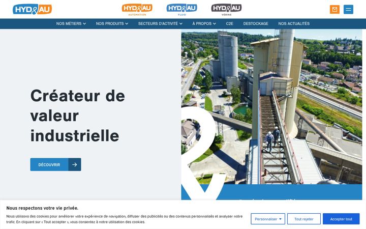 Screenshot of hyd-et-au.com